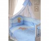 Комплект для кроватки Золотой Гусь Мишка-Царь (8 предметов)