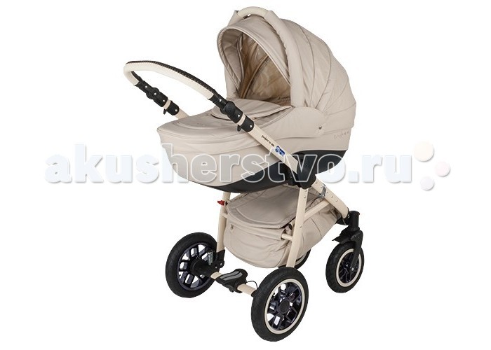 Коляска Adamex Pajero Alu Ecco-Кожа 2 в 1Pajero Alu Ecco-Кожа 2 в 1 Коляска Adamex Pajero Alu Ecco-Кожа 2 в 1Pajero Alu Ecco-Кожа 2 в 1Adamex Pajero Ecco-Кожа 2 в 1 - это премьерная модель прогулочной коляски на алюминиевой раме с инновационной системой складывания, гарантирующей простейшее обслуживание. Pajero Alu Ecco - легкая и маневренная модель, имеет вместительную корзину для покупок, ручку, обшитую эко кожей, и удивительно легкий, пластиковый прогулочный блок. Pajero Alu Ecco очень удобная, имеет регулируемую спинку прогулочного блока, а спинку люльки можно регулировать изнутри, при помощи специальной системы. Высота ручки и подножки регулируются. Съемная задняя часть корпуса люльки и прогулочного блока, открывает большую вентиляционную поверхность, что особенно важно в теплые дни. Оба модуля коляски, устанавливаются на раме передом и задом к направлению движения. Дополнительно в состав комплекта Pajero Ecco-Кожа входит: эксклюзивный обшивочный материал Ecco кожа чехол для люльки и прогулочного блока; москитная сетка и дождевик; сумка и современный тип корзины для покупок; надувные задние колеса с амортизацией, надувные передние колеса с противоударной амортизацией; простая в обслуживании система крепления люльки, прогулочного блока. Технические характеристики: Размер в разложенном виде: Д/Ш/В 104/60/130 см Размер в сложенном виде: Д/Ш/В 78/60/30 см Сидение: Д/Ш 89/34 см Гондола: Д/Ш/Г 80/36/21 см Вес: Сидение 4 Кг Гондола 5,6 Кг Рама 5,1 Кг Колеса 3,55 Кг<br>