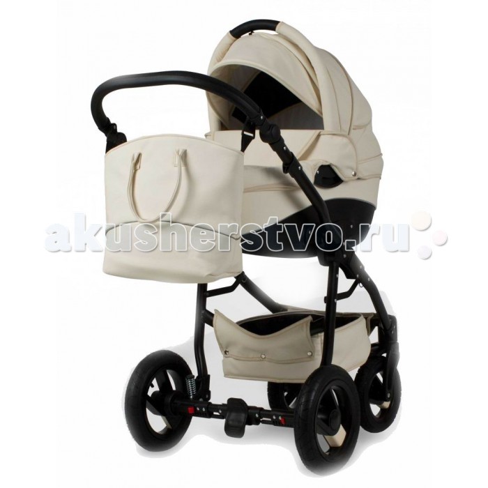 Коляска Adbor Nemo Exlusive Eco 3 в 1Nemo Exlusive Eco 3 в 1 Коляска Adbor Nemo Exlusive Eco 3 в 1Nemo Exlusive Eco 3 в 1Детская коляска Adbor Nemo Exlusive 3 в 1 — классическая модель с массивными надувными колесами, демонстрирующими отменную проходимость в самых разных условиях. Мягкость хода обеспечивает система пружинной амортизации на задней оси. Передние колеса Adbor Nemo Exlusive 3 в 1 вращаются по кругу, благодаря чему коляску легко разворачивать одним движением. В люльке и модуле-прогулке регулируется наклон спинки. Помимо того, детская коляска Адбор Немо Эксклюзив 3 в 1 прекрасно подходит для осенне-зимнего периода. Большие увеличивающиеся капюшоны в сочетании с утепленными накидками хорошо защищают деток от прохладной погоды. Характеристики: эксклюзивная отделка из эко-кожи гипоаллергенная прочная обивка, которую легко содержать в чистоте фиксация сменных модулей с помощью уникальной системы «Click» люлька и прог. блок – реверсивные, устанавливаются в обоих направлениях движения изделие отвечает европейскому стандарту безопасности PN-EN 1888, есть сертификат РСТ. Шасси: рама из прочного алюминия система амортизации на задней оси надувные съемные колеса с высокой степенью проходимости пара передних колес с поворотным механизмом на 360° центральный тормоз открытая стильная корзина из износостойкого текстиля Люлька: регулируемое изголовье мягкая воздухопроницаемая обивка из 100% хлопка многопозиционный капюшон с вентиляционным окошком чехол-накидка на ножки в комплекте центрированная жесткая ручка Прогулочное сиденье: регулируемая спинка сиденья и подставка для ножек система 5-титочечных внутренних ремней безопасности объемный многосекционный капюшон надежная ручка для переноса в капоре муфта на ножки Автокресло, группа 0: для пассажиров весом до 10-ти кг анатомическая вкладка для младенцев многопозиционная ручка для переноса с антискользящей накладкой трехточечные ремни с мягкими тканевыми накладками солнцезащитный капор адаптер в комплекте – для крепления автолюльки на шасси В комплекте: сумка, можно крепить на ручку коляски, антимоскитная сетка, дождевик. Размеры и вес детской коляски: после сложения: высота — 32 см, ширина — 63 см, длина — 93 см ширина рамы: 63 см шасси с колесами — 8.5 кг люлька — 7 кг прогулочный блок — 5 кг автокресло — 3 кг<br>