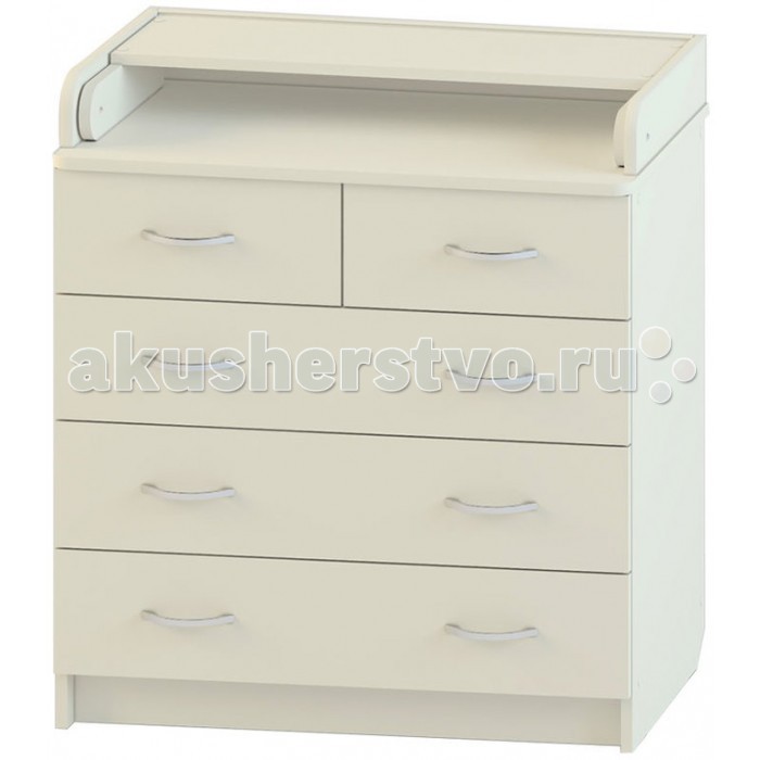Комод Атон М (Орион) ЛДСП КР 80/5 пеленальный с колесами (5 ящиков)(Орион) ЛДСП КР 80/5 пеленальный с колесами (5 ящиков) Комод Атон М (Орион) ЛДСП КР 80/5 пеленальный с колесами (5 ящиков)(Орион) ЛДСП КР 80/5 пеленальный с колесами (5 ящиков)Практичный и функциональный, такой удобный и красивый детский пеленальный комод Атон М (Орион) КР 80/5 гарантирует комфорт и удобство родителям и малышу в период ухода за крохой. Характеристики: Комод изготовлен из экологичных и безопасных материалов высокого качества ЛДСП Острые углы сглажены – это вопрос безопасности Для окрашивания используются только безопасные лаки и краски, при сборке применяется оригинальная фурнитура высокого качества Комод имеет 3 больших и 2 малых ящика на роликовых направляющих – удобно и бесшумно Конструкция очень устойчивая Большой откидной пеленатор с защитными бортиками обеспечивает комфорт во время ежедневных процедур 4 колесика для удобства перемещения Спил под плинтус вдоль задней стенки Благодаря классическому консервативному дизайну с лёгкостью впишется, в любой, как классический, так и современный интерьер. Размер - 80х47х97.5 см.<br>