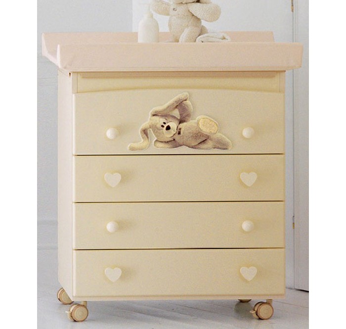 Комод Baby Expert Cremino пеленальныйCremino пеленальный Комод Baby Expert Cremino пеленальныйCremino пеленальныйФункциональный и красивый пеленальный комод Cremino от BabyExpert. Особенности: для изготовления комода использовались только натуральные материалы, окрашенные безопасной нетоксичной краской на водной основе; декоративная рифленая поверхность; под откидной крышкой располагается ванночка для купания – удобная и просторная, с нескользящей поверхностью 4 колесика (с 2 стопорами) 4 вместительных ящика с доводчиками для плавного и бесшумного выдвижения; комод легко собирается без использования инструментов матрас для пеленания в комплекте Размеры (ВхШхГ): 93x76x47 см<br>