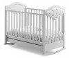 Детская кроватка Baby Italia Gioco VIP качалка cо стразами и эко-кожей
