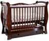 Детская кроватка Baby Luce Лучик (продольный маятник)