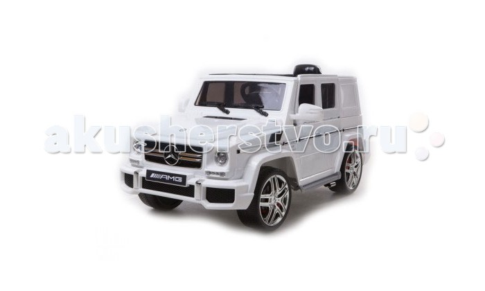 Электромобиль Barty Mercedes Benz G63 AMGMercedes Benz G63 AMG Электромобиль Barty Mercedes Benz G63 AMGMercedes Benz G63 AMGЭлектромобиль «G63 AMG» является точной копией реального авто Mercedes-Benz. Внедорожник «G63 AMG» изготовлен по лицензии компании Mercedes-Benz, поэтому данная модель с её фирменными элементами отделки, хромированными вставками и отличной комфортной ездой соответствует реалистичности на 100%. Внешний вид электромобиля, оригинальный интерьер внутри салона обеспечат маленькому водителю настоящее эмоциональное наслаждение и радость во время движения. Потому что этот мобиль имеет ряд превосходных преимуществ: Предназначен для детей от 3 до 8 лет Двери открываются, как в настоящем авто. Есть кнопка фиксации для защиты от открытия во время езды, пружинные амортизаторы спереди и сзади В салоне предусмотрен разъём MP3 и акустическая система (отличная возможность насладиться музыкой при езде, сам плеер-MP3 не входит в комплект) Колёса eva со стальными шасси Мультимедийное рулевое колесо Стекло лобового вида с эмуляцией дворников Фары светятся (с заднего и переднего вида) Подсветка панели приборов Зеркала для обозрения вида сзади Запуск двигателя с кнопки пуск Материал мобиля – противоударный, пластик высокого качества Электромобиль имеет высококачественную покраску с глянцевым покрытием кузова Помимо вышеперечисленных качеств, внедорожник «Mercedes G63 AMG» имеет следующие технические характеристики: Для безопасного движения ребёнка предусмотрены фиксирующие ремни на сидениях В комплект входит пульт д/у, которым родитель может контролировать передвижение автомобиля Мощность – 2 двигателя 35W каждый Два ведущих задних колеса Герметичный аккумулятор 12 V — 7 АH Зарядное устройство 220 В Количество скоростей – две назад (3.5 км/ч и 6 км/ч) и две вперёд (3.5 км и 6 км/ч) Звуковое сопровождение В комплектацию с чехлом входит кожаный чехол на сидение. В остальные расцветки чехол не входит в комплект. Электромобиль имеет габариты: 132 х 66 х 60 см. Масса: 23 кг. Допускается максимальная нагрузка по весу до 35 кг одного ребёнка.<br>
