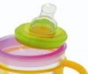 Bebe Confort Чашка поильник с ручками, защитным колпачком, латексной соской, обучающий носик, от 3 мес.