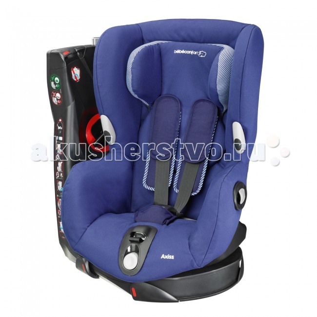Автокресло Bebe Confort AxissAxiss Автокресло Bebe Confort AxissAxissBebe Confort Axiss - первое европейское кресло с поворотным механизмом. Для удобства посадки ребенка в автомобиль сиденье поворачивается относительно базы на 90º. Встроенный подголовник обеспечивает дополнительный комфорт и регулируется по высоте одновременно с внутренними ремнями. Кресло переводится в режим для отдыха одним движением руки, всего 8 положений. Обивка автокресла Axiss съемная, можно стирать. Уникальная запатентованная система вращения Turnosafe позволяет вращать сиденье на 90° к правой или левой стороне автомобиля, в зависимости от места размещения автокресла в машине). Сиденье обращено к дверям: идеальная позиция для удобного усаживания ребёнка и правильного регулирования внутренних ремней. Сиденье повёрнуто вперёд, к дороге: специальный механизм помогает доворачивать сиденье с ребёнком в положение для поездки (обращённное вперёд) Индикатор (указатель) надёжной блокировки: индикатор становиться зеленым только при надёжной блокировке сиденья в положении обращённом вперёд. Автокресло фиксируется в автомобиле штатными 3-х точечными ремнями безопасности. Ремни автомобиля проходят по передней части основания автокресла, через выразительные направляющие красного цвета. Встроенное натяжное устройство (лебёдка) максимально туго притягивает автокресло к автомобилю, так, что оно становятся с ним слитными.<br>