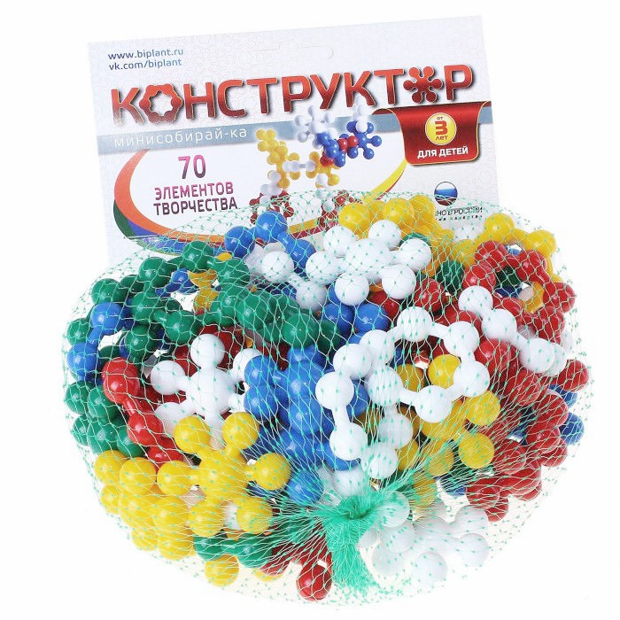 Конструктор Биплант Мини Собирай-ка (70 элементов)Мини Собирай-ка (70 элементов) Конструктор Биплант Мини Собирай-ка (70 элементов)Мини Собирай-ка (70 элементов)Миниатюрная форма объемного конструктора для малышей - Собирай-Ка. Мини Собирай-ка»- это первый в своем роде детский развивающий игровой конструктор: абсолютно новая форма деталей оригинальный способ сцепления подобранная специалистами цветовая гамма возможность собирать необычные фантастические объемные фигуры Необычная форма деталей конструктора и его цветовая гамма привлекут внимание Вашего ребенка. Благодаря простому и удобному способу конструирования Ваш юный фантазер легко сможет собирать оригинальные и интересные фигуры. Конструктор «Мини Собирай-ка» развивает воображение, образное мышление, фантазию, творческие и познавательные способности. Конструируя, ребенок развивает мелкую моторику, наблюдательность и логику. Стремясь добиться определенного результата, он становится настойчивым и целеустремленным. Оцените вместе неоспоримые достоинства нового конструктора «Мини Собирай-ка»! Возраст: от 3 лет В набор входит: 70 элементов конструктора. Упаковка: сетка с картонной основой.<br>