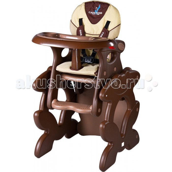 Стульчик для кормления Caretero PrimusPrimus Стульчик для кормления Caretero PrimusPrimusСтульчик Caretero Primus, который идеально подходит как для приема пищи, так и для развлечений. Это необыкновенно функциональный и полезный элемент детской мебели. Только со стульчиком - трансформером Caretero Primus вы сможете поистине оценить, что такое комфорт, легкость в использовании и многофункциональность в одной модели стульчика. Ваш малыш с удовольствием будет заниматься лепкой, рисованием или просто играть за свои столиком. Особенности: Стульчик предназначен для детей от 6 месяцев Выполнен из высококачественного пластика и имеет малый вес что делает его чрезвычайно удобным в перемещении Легко трансформируется в набор стульчик + столик, подходит для развлечений и во время обучения самостоятельному приему пищи Благодаря регулировке наклона спинки вы с легкостью сможете подобрать нужное положение стульчика для максимального комфорта Вашего малыша Пятиточечные ремни безопасности и стержень между ножками, гарантирует защиту от выпадения Просторное и комфортное сиденье обтянуто простой в уходе тканью, которая легко моется Простой механизм складывания стульчика, а также трансформации в стол + стульчик Двойной регулируемый поднос с подстаканниками, расширяет возможности стульчика, а также помогает легко содержать его в чистоте Небольшой вес стульчика обеспечивает простой монтаж и транспортировку функциональная, подножка обеспечивает комфортную опору для ножек ребенка широкая гамма цветов<br>