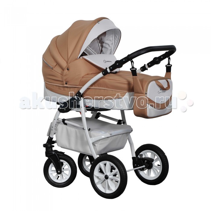 Коляска Caretto Cameron 2 в 1Cameron 2 в 1 Коляска Caretto Cameron 2 в 1Cameron 2 в 1В коляске 2 в 1 Caretto Cameron малыш почувствует непревзойденный комфорт, а мама сможет ею с легкостью управлять по любой поверхности. Caretto Cameron 2 в 1 без всяких проблем и сложностей перепрыгивает по бордюрам, ямам и неровностям. Малыш не ощутит тряски, находясь в коляске, будет лишь получать наслаждение от прогулки. Во время езды коляска очень просто и легко идет, поэтому ею можно управлять даже одной рукой. Коляска Caretto Cameron 2 в 1 имеет множество достоинств, основные из которых: практичность, оригинальный дизайн, маневренность, функциональность, прочность и высочайшее качество конструкции. Она укомплектована всеми необходимыми аксессуарами, что делает ее очень практичной и удобной для крохи и мамы. Прогулочный блок можно устанавливать в двух направлениях – по движению и против него. Цветовая гамма представлена широким ассортиментом, поэтому подобрать подходящую расцветку в зависимости от пола малыша не составит большого труда. Caretto Cameron 2 в 1 удобна в использовании в любую погоду, имеющиеся аксессуары помогут спрятать малыша от пронизывающих лучей солнца, прохладного ветра и дождя. Основные особенности: Эта модель колясок пришлась по вкусу уже многим родителей, которые отдали ей предпочтение и остались довольны своим выбором. Caretto Cameron имеет множество особенностей, которые отличают ее от аналогов. Кроме многофункциональности, высочайшего качества, стильного дизайна и прочности эта серия колясок имеет еще ряд отличий: • разложенная коляска имеет размеры - 101х59х112 см • сложенная соответствует размерам – 80х59х39 см • комфортабельная люлька для новорожденного с твердым дном для еще неокрепшего позвоночника малыша и подголовником, который легко регулируется • удобнейшая ручка с регуляцией на необходимую высоту • наличие объемной сумки для детских вещей или покупок • пружинные передние и задние амортизаторы с возможностью их регулировки • наличие пятиточечных ремней обеспечивает малышу наивысший уровень безопасности • передние колеса меньше задних по диаметру и имеют свойства поворачиваться на 360 градусов, что позволяет беспрепятственно объезжать преграды • удобнейший прогулочный блок, предназначенный для использования с полугодовалого возраста, устанавливается лицом в двух направлениях • специальная накидка на ножки, позволяющая спрятать их от дождя • москитная сетка убережет малыша от насекомых • капюшон опускается бесшумно и имеет выдвижной козырек от солнца Люлька коляски: Люлька коляски Caretto Cameron выполнена из ударопрочного материала, каркас представлен цельнолитой конструкцией из пластика. В люльке очень много места, поэтому малышу в ней не тесно, комфортно и удобно. Внутренняя обивка люльки - из чистейшего и натурального хлопка, натягивается и пристегивается, что позволяет ее в любой момент снять и постирать. Основание жесткое, рассчитанное на еще неокрепший позвоночник новорожденного с подголовником, который можно регулировать до нужного положения. Капюшон оснащен специальной ручкой, которая позволяет удобно переносить малыша. Приятным сюрпризом являются специальные полозья, которые находятся в основании люльки, дающие возможность применять ее дома или на природе в виде кроватки-качалки. Ширина составляет 37 см, длина – 80 см. Прогулочный блок: Модель Caretto Cameron оснащена чрезвычайно удобным с глубоким сидением прогулочным блоком, который подходит для малышей любого телосложения. Использовать его начинают с момента, когда ребенок уже хорошо держит спинку и сидит, чаще с 6-8 месячного возраста. Спинку и подножку можно регулировать, придавая блоку нужную позицию, вплоть до лежачего положения, создавая малышу удобное спальное место. Имеются регулируемые пятиточечные ремни, обеспечивающие высокий уровень безопасности. Объемный козырек на капюшоне позволяет спрятаться от солнцепека. Удобная муфта на ножки крепится за счет наличия металлических кнопок. Кроме того, коляска оснащена защитным бампером, который снимается для удобной посадки ребенка. Длина достигает 85 см, а ширина конструкции 32 см. Шасси коляски: Конструкция очень удобно складывается «книжкой». Передние колеса Caretto Cameron в диаметре меньше, чем задние и имеют поворотный механизм, позволяющий крутить их на 360 градусов. При помощи фиксатора можно задать колесам только пряхой ход. Амортизация мягкая, пружинная. На задней оси располагается тормоз. Ручка очень удобна, обита экокожей и регулируется по высоте. Отличным помощником для мамы является корзина закрытого типа, в которую можно складывать вещи, покупки и необходимые аксессуары. Комплектация коляски: Комплектация этой модели Caretto Cameron включает в себя шасси, люльку и прогулочный блок. Кроме того, прилагаются аксессуары для комфортабельного пребывания в ней малыша – москитная сетка, муфта для ножек, удобная сумка для мамы.<br>