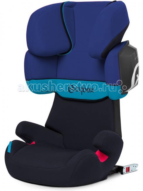 Автокресло Cybex Solution X2-FixSolution X2-Fix Автокресло Cybex Solution X2-FixSolution X2-FixАвтокресло Cybex Solution X2-Fix - максимально безопасное автокресло для ребенка от 3,5 лет. Все технологии и разработки компании Cybex воплощены в этой модели! Максимальная безопасность достигается засчет крепления Isofix* и новой технологии L.S.P. (Линейной защитой от боковых ударов). Система L.S.P. создает эффект боковой подушки безопасности и делает кресло еще безопаснее для боковых ударов. Автокресло устанавливается в машине только лицом по ходу движения. Ребенок в нём крепится штатными 3-х точечными ремнями безопасности. По мере роста ребенка кресло растёт вместе с ним - подголовник вместе с плечевой защитой регулируются в 11 положениях по высоте. Регулируемый угол наклона спинки позволит ребенку путешествовать в удобном положении. Угол наклона можно регулировать при помощи наклона спинки сиденья автомобиля или выдвигания крепления Isofix. Когда Ваш ребенок вырастет до 8-9 лет и спинка автокресла станет ему мала её можно отстегнуть и превратить автокресло в бустер. Автокресло соответствует последнему стандарту безопасности ECE R44/04. Обивка автокресла съемная и может стираться в стиральной машине в режиме Бережная стирка при температуре 30 градусов. Процесс съема чехла с автокресла занимает очень мало времени - чехол закрепляется кнопками и резинками. При необходимости автокресло можно использовать в автомобилях и без системы Isofix. Размеры автокресла (внешние): глубина 45 см; ширина 47 см; высота 66-82 см. Вес 7 кг.<br>