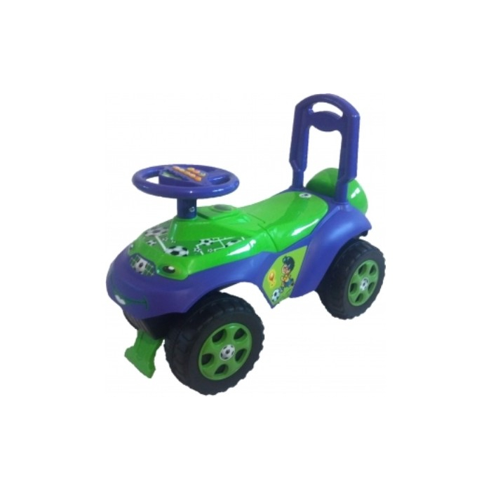 Каталка Doloni Автошка музыкальнаяАвтошка музыкальная Каталка Doloni Автошка музыкальнаяАвтошка музыкальнаяКаталка Doloni Автошка (музыкальная)- детская модель транспортного средства, ориентированная на водителей от двух лет. Представляет собой удобную каталку с широким сиденьем. Каталка-толокар Doloni с музыкальным рулем, воспроизводящим звуки и мелодии. Благодаря четырем колесам модель устойчива. За безопасное движение отвечают ограничители. Детская каталка с ручкой, которая может служить опорой при толкании или ручкой для перемещения. Особенности: Каталка произведена из прочного пластика Ограничители Пластмассовые колеса Музыкальный руль Спинка, выступающая ручкой для толкания или для переноски Имитация запаски.<br>
