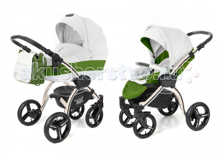 Коляска Esspero Grand I-Nova 2 в 1 шасси BeigeGrand I-Nova 2 в 1 шасси Beige Коляска Esspero Grand I-Nova 2 в 1 шасси BeigeGrand I-Nova 2 в 1 шасси BeigeEsspero Grand I-Nova 2в1- эксклюзивная модульная коляска 2в1 от мирового норвежского производителя, при изготовлении которой используется высококачественная эко-кожа. Просторная люлька устанавливается на шасси всего одной рукой! Удобный капюшон защитит от ветра и солнца, а регулировка подголовника позволит настроить модель так, чтобы малышу было удобно. Не менее удобен и прогулочный блок - регулируемая спинка и подножка очень понравятся маме ведь теперь коляску можно настроить именно под нужды ребенка. Глубокий капюшон защитит от осадков, а 5-ти точечные ремни и съемный бампер навсегда избавят маму от беспокойства по поводу безопасности во время прогулки. Мягкая пружинная подвеска гарантирует плавный ход, а возможность установки люльки и блока на одно и то же шасси делает эту модель действительно универсальной! Люлька: высококачественная эко-кожа удобная ручка на капюшоне позволяет легко менять положение люльки «к маме» и «от мамы» накидка на ножки утепленная с дополнительной защитой в холодное время года регулируемый по наклону подголовник бесшумно регулируемый капор с солнцезащитным козырьком и сетчатым окном, открывающимся с помощью молнии предусмотрена функция колыбели Прогулочный блок: прочный алюминиевый каркас обеспечивает равномерное натяжение ткани съемный двусторонний матрасик 5-ти точечные ремни безопасности мягкие плечевые накладки ремни безопасности регулируются съемный бампер капюшон регулируемый с солнцезащитным козырьком капюшон съемный спинка регулируется по наклону подножка регулируется кнопки регулировки на мягких пружинах предусмотрена смена положений «к маме» и «от мамы» Рама: Поворотная рама Прочная каучуковая покрышка Отличная пружинная амортизация Все колеса съемные Дополнительная амортизация передних колес Диаметр переднего колеса – 25 см, ширина покрышки – 5 см, диаметр заднего колеса – 30 см, ширина покрышки 5 см, что обеспечивает плавный ход и отличную проходимость в наших непростых климатических условиях Стабилизатор передних колес Удобная фиксация передних колес Возможность снятия колес как с осью, так и без нее Шасси выполнено из высококачественного алюминия Семь положений регулировки ручки по высоте Все кнопки легко нажимаются благодаря мягкой внешней пружине и расположены снаружи каркаса Фиксация люльки и прогулочного блока – easy-fix Удобная ножная педаль тормоза Вместительная закрытая на застежку-молнию грузовая корзина Ручка дополнительно декорирована экокожей Все винты выполнены из высокопрочного сплава Удобная система сложения «книжкой» Предусмотрено специальное крепление для сумки<br>