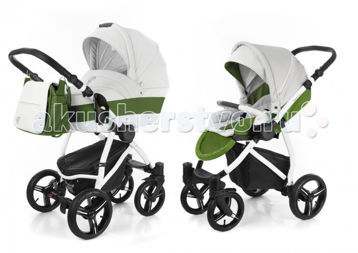 Коляска Esspero Grand Newborn Lux 2 в 1 шасси WhiteGrand Newborn Lux 2 в 1 шасси White Коляска Esspero Grand Newborn Lux 2 в 1 шасси WhiteGrand Newborn Lux 2 в 1 шасси WhiteЛюксовый вариант модульной системы от норвежского производителя - коляска 2 в 1 Esspero Grand Newborn Lux - эксклюзивная модульная коляска 2в1 от мирового норвежского производителя, при изготовлении которой используется высококачественная эко-кожа. О ее функциональности и качестве изготовления говорит само название. Она идеально подходит для прогулок с детками от рождения и до 3-х лет. На прочное алюминиевое шасси Вы в начале ставите люльку для новорожденных, а затем, благодаря наличию универсальной системы крепления, прогулочный блок. Причем последний Вы можете устанавливать реверсивно, в зависимости от Вашего или малыша желания. Коляска отличается хорошим уровнем проходимости и маневренности, все ткани обработаны водоотталкивающим составом и прекрасно поддаются стирке. Дополнительно к коляске идет в комплекте стильная сумочка для мамы. Рама: Авторский дизайн Поворотная рама Прочная каучуковая покрышка Отличная пружинная амортизация Все колеса съемные Дополнительная амортизация передних колес Диаметр переднего колеса – 25 см, ширина покрышки – 5 см, диаметр заднего колеса – 30 см, ширина покрышки 5 см, что обеспечивает плавный ход и отличную проходимость в наших непростых климатических условиях Удобная фиксация передних колес Шасси выполнено из высококачественного алюминия Семь положений регулировки ручки по высоте Все кнопки легко нажимаются благодаря мягкой внешней пружине и расположены снаружи каркаса Фиксация люльки и прогулочного блока – easy-fix Удобная ножная педаль тормоза Вместительная грузовая корзина с дополнительным закрытым блоком для мелочей Ручка дополнительно декорирована экокожей Все винты выполнены из высокопрочного сплава Удобная система сложения «книжкой» Предусмотрено специальное крепление для сумки Люлька: Люлька выполнена с учетом всех современных требований, рассчитана на любые погодные условия Увеличенные борта по высоте обеспечивают безопасность малыша во время прогулок Увеличена длина и ширина люльки Предусмотрена функция колыбели Встроенная москитная сетка для наибольшего комфорта при прогулках Дно коляски выполнено из высококачественного пластика Матрасик и внутренняя вкладка выполнены из экологически чистых материалов, съемные, отлично стираются в режиме деликатной стирки Внутренняя отделка выполнена из высококачественного хлопка Удобная ручка на капюшоне позволяет легко менять положение люльки «к маме» и «от мамы» Предусмотрен откидной солнцезащитный козырек Накидка на ножки утепленная с дополнительной защитой в холодное время года Предусмотрен специальный клапан, который при необходимости крепится на магнитах к капюшону, обеспечивая ребенку дополнительную защиту от непогоды и посторонних взглядов Каркас выполнен из высокопрочного алюминия, обеспечивает отличное натяжение ткани Регулировка подголовника по высоте Кнопки на магнитах Прогулочный блок: Прочный алюминиевый каркас обеспечивает равномерное натяжение ткани Прогулочный блок складывается вместе с рамой книжкой Съемный двусторонний матрасик Пятиточечные ремни безопасности Мягкие плечевые накладки Ремни безопасности регулируются Съемный бампер Дополнительная мягкая паховая перемычка крепится к бамперу Бампер декорирован экокожей Увеличенный солнцезащитный козырек Утепленная накидка на ножки Кнопки на магнитах 6 положений регулировки глубины капюшона Функция увлечения капюшона Капюшон съемный Ветровик с противомоскитной сеткой на капюшоне закрывается клапаном 4 положения спинки регулируются рычагом-фиксатором спальное место раскладывается до 170 градусов Подножка регулируется в семи положениях Кнопки регулировки на мягких пружинах Предусмотрена смена положений «к маме» и «от мамы» Сумка для мамы: Утепленная Три наружных кармана Две ручки + плечевая регулируемая ручка Декорирована светоотражателями и вышивкой с логотипом Esspero Люлька - 87х45х34 (см), 6 кг Шасси - 81х52х31 (см), 11 кг<br>