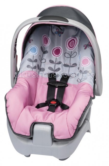 Автокресло Evenflo NurtureNurture Автокресло Evenflo NurtureNurtureКресло Nurture устанавливается исключительно против хода движения автомобиля; при этом может использоваться как со съемным основанием, так и без него. Основные характеристики: автокресло группы 0+ предназначено для детей весом от 2,2 до 10 кг (возраст от рождения до 1,5 лет) комфортное, просторное посадочное место разработано по самым последним технологиям встроенные 5-ти точечные ремни безопасности регулировка плечевых ремней InfiniteSlide™ – простым перемещением фиксаторов без необходимости снимать сиденье и перекладывать ремни через спинку пластиковый противоударный корпус обеспечит малышу максимальную защиту как фронтальную, так и боковую сиденье имеет складной козырек, съемный чехол, который можно стирать в стиральной машине и грудной зажим ремней безопасности подкладка из энергопоглощающего наполнителя для безопасности и комфорта 3 положения регулировки плечевых ремней по высоте поставляется в полностью собранном и готовом к использованию виде допускается использование в воздушных судах Крепление: оборудовано системой крепления Latch возможно крепление при помощи штатных ремней безопасности автомобиля устанавливается против хода движения автомобиля используется для перевозки детей весом от 2,3 до 10 кг, ростом от 48 см. Общие размеры: шхдхв 29,7х45,7х71 см Вес: без базы 3 кг с базой 4,7 кг<br>