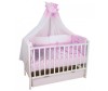 Комплект для кроватки Fairy Белые кудряшки 140х70 (7 предметов)