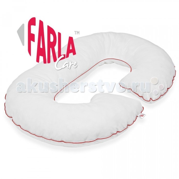 Farla Подушка-рогалик для беременных и кормления Care CПодушка-рогалик для беременных и кормления Care C Farla Подушка-рогалик для беременных и кормления Care CПодушка-рогалик для беременных и кормления Care CПодушка для беременных в форме рогалика - компактная версия подушки на всё тело U150. Она отлично подойдёт для узких кроватей. Такая подушка будет поддерживать и спину, и животик. На такой подушке приятно не только спать. Женщины используют ее и в сидячем положении, зафиксировав на пояснице. В результате давление на позвоночник существенно снижается. С такой подушкой вы ощутите себя на верху блаженства, будто в уютном гнездышке. Она не съезжает во время сна, сколько бы раз вы не поворачивались во сне. А в сидячем положении поможет поддержать растущий животик. Не думайте, что подушка вам не понадобится после родов. Ведь молодой маме придется теперь подолгу держать подрастающего малыша на руках, а подушка позволит вам принять самую удобную позу во время сидения, кормления. Подушка в форме рогалика будет хорошим помощником при кормлении малыша. Состав: Наполнитель - комфорель/холлофайбер/пенополистирол 94% Хлопок 6% Подушка сшита из белой бязи высокого качества. Поставляется в фирменной сумке. Размеры подушки-рогалика (указаны размеры по раскрою и могут изменяться в зависимости от наполнителя) ВхШ: 130х90см. Ширина валика 35 см. Наполнитель Комфорель Комфорель - разновидность полиэфирного волокна, наиболее часто используемый в подушках для беременных, мягкий наполнитель в виде полых силиконизированных волокон, закрученных в форме шариков диаметром 5-7 мм. Этот наполнитель гипоаллергенный, в нем не заводятся клещи, грибы и пр. микроорганизмы. Подушка неплохо сохраняет форму, не имеет запаха. Срок службы комфорели несколько ниже срока службы холлофайбера, к плюсам можно отнести низкую стоимость этого наполнителя . Такие подушки просты в обслуживании, легко стираются, удобны и безопасны для сна и отдыха беременных, кормления ребенка. Подушки с таким наполнителем подойдут тем, кто хочет приобрести большую подушку на срок беременности и при этом не переплачивать. Наполнитель Холлофайбер Холлофайбер — это экологически чистый синтетический (100% полиэстер) наполнитель белого цвета, изготовленный по новейшим технологиям. Холлофайбер в отличие от традиционных материалов, таких как комфорель, синтепон, шерсть, ватин, не только моментально восстанавливает свою форму после деформации, но и сохраняет ее долгое время. Холлофайбер, при использовании в качестве наполнителя подушек для беременных имеет пружинистый эффект и сохраняет температуру тела, согревая свою хозяйку. Такие подушки пользуются у беременных повышенным спросом. Подушки с таким наполнителем рекомендуются тем, кто любит комфорт и не привык экспериментировать. Мягкие и пружинистые подушки для беременных с холлофайбером подойдут абсолютно всем. Наполнитель Шарики из пенополистирола Подушки для беременных с пенополистироловыми шариками имеют так называемый «эффект памяти ». Так как подушка наполнена шариками на 80%, её можно подстраивать под себя — перемещая шарики внутри подушки, можно регулировать высоту. Из субъективных минусов данного наполнителя можно отметить его легкое шуршание, которое различимо только в полной тишине. К плюсам можно отнести то, что пенополистирол не накапливает температуру тела человека, а всегда остается нейтральной комнатной температуры. Шарики, которые используются для наполнения наших подушек, экологически чистые и не имеют запаха. Мы используем только проверенных и всемирно известных поставщиков наполнителя, безвредные для человека и имеющих все необходимые сертификаты. Размеры шариков в наших подушках — до 2 мм в диаметре. Это самый оптимальный вариант — при таком размере шариков подушка не будет тяжелой, а сами шарики позволят комфортно принимать удобную позу.<br>