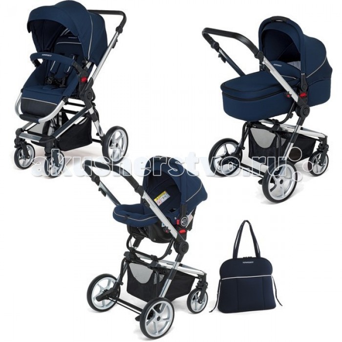 Коляска Foppapedretti 3Chic Travel System 3 в 13Chic Travel System 3 в 1 Коляска Foppapedretti 3Chic Travel System 3 в 13Chic Travel System 3 в 1Коляска 3 в 1 3Chic Travel System Foppapedretti объединила в себе эффектный внешний вид, великолепную маневренность, функциональность и непревзойденное качество материалов. Коляска 3 в 1 - это удобная люлька с системой вентиляции, реверсивный прогулочный блок и автокресло, соответствующее европейским стандартам безопасности. В коляске Foppapedretti 3Chic использованы самые современные, качественные и практичные материалы. Она имеет облегченную алюминиевую раму и надежные полиуретановые поворотные колеса с ударопрочным пластиком. Капюшоны у всех модулей коляски 3Chic выполнены из лайкры. Это благородный материал, устойчивый к загрязнениям, износостойкий, очень лёгкий и практически немнущийся. Лайкра воздухопроницаема, а значит, даже в жаркую погоду в такой коляске малышу будет очень комфортно. Коляска имеет вместительную корзину, практичную накидку на ножки, дождевик и сумку с пеленальным матрасиком в комплекте. Foppapedretty Chic 3 в 1 - всё, что нужно маме и малышу для долгих комфортных прогулок и легких путешествий. Люлька: Подходит для детей до 6 месяцев. Имеет регулируемый съемный капюшон из лайкры. Оборудована дышащим основанием, трехпозиционной регулируемой спинкой и практичной ручкой для переноски. Внутри люльки - хлопковая поверхность Имеет прочный непродуваемый корпус и утепленную накидку. Очень удобная система крепления к раме. Прогулочный блок: Прогулочный блок может использоваться для детей от 6 месяцев до 15 кг (примерно до трех лет). Возможность установки лицом к маме или лицом от мамы за несколько секунд. Спинка прогулочного блока регулируется в трех положениях по высоте: от вертикального, до практически горизонтального для сна. Имеет большой, просторный, регулируемый капюшон из лайкры с козырьком и смотровым окошком. Отстегнув заднюю часть капюшона, его можно использовать в качестве солнцезащитного козырька. Откидной защитный бампер регулируется по высоте. Ткань на бампере легко отстегнуть и постирать. Имеет регулируемую по высоте прорезиненную подножку. Имеет 5-точечный ремень безопасности с мягкими съемными накладками. Очень удобная система крепления к раме. Не продуваемая утепленная накидка на ножки и дождевик в комплекте. Высококачественные современные материалы коляски устойчивы к влаге и ветру. Автокресло: Одобрено для группы 0+ , от рождения до 13 кг (до 15 месяцев). Оснащено капюшоном от солнца и внутренним анатомическим вкладышем для использования в течение первых нескольких месяцев. Может быть использовано в качестве переноски с удобной ручкой для транспортировки. Может быть использовано как качалка благодаря специальной форме дна; для фиксации в неподвижном состоянии используется ручка в нижней позиции. Автокресло устанавливается в автомобиль при помощи штатных ремней безопасности. Имеет два уровня регулировки ремней по высоте. Ремни безопасности оснащены мягкими накладками. Высокие бортики защитят от ударов сбоку. Ручка автокресла имеет 4 положения: для использования в автомобиле, для переноски ребенка и для использования в качестве шезлонга с блокировкой раскачивания. Очень удобная система крепления к раме. Соответствует европейским нормам, стандарту безопасности ECE R44/04. Шасси: Облегченная алюминиевая хромированная рама. В версии «Black frame» - алюминиевая рама черного цвета и ручка коляски с покрытием из эко-кожи. Компактное легкое сложение шасси с фиксацией в сложенном виде. Все колеса снимаются за пару секунд. Большие полиуретановые колеса, передние – поворотные, с возможностью блокировки. Ударопрочный пластик на дисках колес. Задние колёса оборудованы стояночным тормозом. Ручка коляски регулируется в пяти положениях по высоте. Комплектация: Люлька с накидкой на ножки. Прогулочный блок с накидкой на ножки и дождевиком. Корзина для покупок. Автокресло. Практичная сумка на молнии для мамы с внутренними отсеками и съемным матрасиком для пеленания. Коляска прошла строгие испытания и соответствует всем правилам безопасности. Она имеет защитные механизмы от случайного сложения. Блокирующие устройства и тормозные механизмы были проверены при помощи статических и динамических тестов. Все используемые материалы и краски, являются нетоксичными и абсолютно безопасными для здоровья. Коляска соответствует стандарту EN 1888:2012. Вес: Рама Размеры в разложенном виде (ВхДхШ) в см: 110 х 86.5 х 62 Размеры в сложенном виде (ВхДхШ) в см: 38 х 70 х 62 Вес: 8,2 кг Рама + прогулочный блок Размеры в разложенном виде (ВхДхШ) в см: 117 х 88 х 62 Размеры в сложенном виде (ВхДхШ) в см:53 х 85 х 62 Вес: 12,6 кг Люлька Размеры в разложенном виде (ВхДхШ) в см: 60 х 82 х 44.5 Вес: 4 кг Автокресло Размеры в разложенном виде (ВхДхШ) в см: 55 х 65 х 44 Вес: 3 кг Диаметр колес: Задние: 12 см Передние: 10 см Размеры упаковки (ВхДхШ) в см: Упаковка 1: 48.5х50х90 Объем: 0.218 м3 Вес: 20 кг Упаковка 2: 44х68х30 Объем: 0.090 м3 Вес: 4 кг<br>