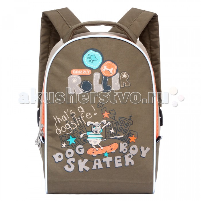 Grizzly Рюкзак детский RS-664-1Рюкзак детский RS-664-1 Grizzly Рюкзак детский RS-664-1Рюкзак детский RS-664-1Grizzly Рюкзак детский RS-664-1 удобен для носки как в садик, школу, так и на прогулку. Модель представляет детскую коллекцию. Особенности: рюкзак малый одно отделение укрепленная спинка мягкая укрепленная ручка укрепленные лямки светоотражающие элементы с четырех сторон.<br>