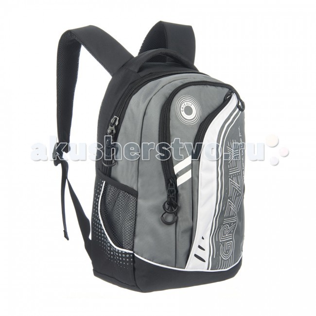 Grizzly Рюкзак RU-415-1Рюкзак RU-415-1 Grizzly Рюкзак RU-415-1Рюкзак RU-415-1Рюкзак Grizzly RU-415-1 выполнен из полиэстера серого цвета. Имеет два основных отделения, которые закрываются на застежки-молнии с двумя бегунками. Внутри переднего отделения содержится большой открытый карман и два сетчатых кармашка. Заднее отделение имеет широкий сетчатый карман. Модель оснащена двумя боковыми сетчатыми карманами на резинке и дополнительным вшитым карманом с диагональной молнией на передней стенке. Рюкзак имеет жесткую рельефную спинку с мягким наполнителем и две широкие укрепленные лямки регулируемой длины. Также имеется короткая ручка. Стильный молодежный рюкзак подчеркнет ваш яркий образ и выделит вас из толпы. Материал: Полиэстр 1184<br>