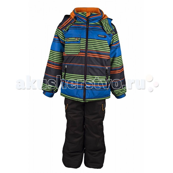 Gusti Boutique Комплект одежды GWB 3034Boutique Комплект одежды GWB 3034 Gusti Boutique Комплект одежды GWB 3034Boutique Комплект одежды GWB 3034Зимний костюм Gusti состоит из куртки и полукомбинезона. В нем ребенку тепло и удобно независимо от того, какая температура на улице. Такая верхняя одежда – идеальный вариант для суровой зимы с сильными морозами. Куртка: Ткань верха shuss 5000мм Наполнитель тек-полифилл плотностью 283 гр/м (10 унций) Подклад флис на груди и спинке Снегозащитная юбка Трикотажные манжеты в рукавах, 2 внутренних кармана Молнии и фурнитура YKK Светоотражающие элементы 3М Scotchlite Капюшон отстегивается Брюки: Ткань верха taslan 5000мм + Cordura Oxford сзади, на коленях, и по низу брючин Наполнитель тек-полифилл плотностью 170 гр/м (6 унций) Регулируемые лямки полукомбинезона. Высокая грудка до размера 6х/120см; в размерах 7-14 лет отстегивающаяся спинка, грудки нет Снегозащитные гетры. Регулируемая длина (отворот с креплением на липе) Молнии и фурнитура YKK Светоотражающие элементы 3М Scotchlite<br>