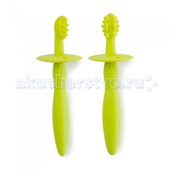 Happy Baby Набор силиконовых зубных щеток Tooth BrushesНабор силиконовых зубных щеток Tooth Brushes Happy Baby Набор силиконовых зубных щеток Tooth BrushesНабор силиконовых зубных щеток Tooth BrushesНабор позволяет ухаживать за деснами и зубками малыша на протяжении их прорезывания и роста. Ограничительное кольцо защитит малыша от заглатывания. Изготовлен из безопасных материалов. Особенности: ограничительное кольцо от заглатывания эргономичная нескользящая ручка массирует дёсны<br>