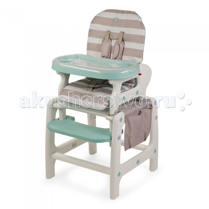 Стульчик для кормления Happy Baby Oliver V2Oliver V2 Стульчик для кормления Happy Baby Oliver V2Oliver V2Многофункциональный и практичный стульчик для кормления 3 в 1 Oliver V2. Уникальная особенность стульчика — в его трансформации. Благодаря инновационной конструкции, стульчик Oliver V2 может использоваться в 3-х положениях: • для кормления малыша • в качестве кресла-качалки • как парта, за которой малыш будет учиться, рисовать и играть Стульчик для кормления оснащен удобной подставкой для ножек и съемным подносом с подстаканником. Положение спинки легко регулируется в трех позициях. Верхнюю часть конструкции без лишних усилий можно снять, превратив стульчик в парту для любимых занятий. Стульчик для кормления 3 в 1 Oliver V2 просто содержать в чистоте: гладкую пластиковую поверхность подноса легко мыть, чехол стульчика быстро снимается для стирки. В комплекте удобная накладка-карман для игрушек и прочих мелочей. Пятиточечные ремни и отсутствие острых углов обеспечат безопасное использование стульчика. Мобильность, лёгкость и компактность этой модели сочетаются с отличной функциональностью. В комплекте: карман для мелочей, дуги для качания • Регулируемая спинка, 3 положения наклона • Съемная столешница регулируется по глубине в 6 положениях и имеет съемный поднос с подстаканником • Съемный чехол для сиденья • Подставка для ножек • Пятиточечные ремни безопасности регулируются по высоте • Стульчик трансформируется в стульчик-парту и кресло-качалку • Отсутствие острых углов • Максимальный вес ребенка: 18 кг • Вес полного комплекта: 8 кг • Ширина сиденья: 35 см • Габариты в разложенном виде ДхШхВ: 67х58х103 см<br>