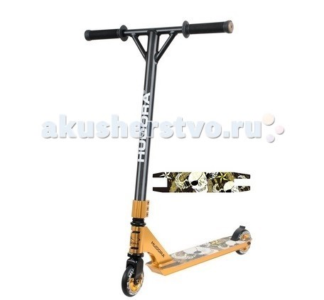 Самокат Hudora Stunt Scooter XR-25Stunt Scooter XR-25 Самокат Hudora Stunt Scooter XR-25Stunt Scooter XR-25Самокат Hudora Stunt Scooter XR-25 с большими возможностями. Особенности: Трюковый самокат для отработки сложных трюков. предназначен от 7 до 99 лет. Высокое качество алюминиевого сплава Т 6. Удобные, широкие, прочные резиновые ручки. Колёса спицевые с металлическим сердечником 100 мм х 24 мм, ПУ, класс 88 А, усиленные обода. Гибкий задний металлический ножной тормоз . Усиленный BMX руль 52 х 57 см. Высота руля 82,5 см. Моноблочная прессованная алюминиевая вилка обеспечивает максимальную жёсткость конструкции. Пространство для ног 11 х 48 см. Вес 3,8 кг, длина самоката 65,5 см. Подшипники abec 7, хромированные, 6 мм шарики. 1Интегрированная рулевая колонка, 4 болтовой хомут, компрессия SCS. Максимальный вес пользователя 100 кг. Самокат соответствует среднему уровню трюковых самокатов.<br>