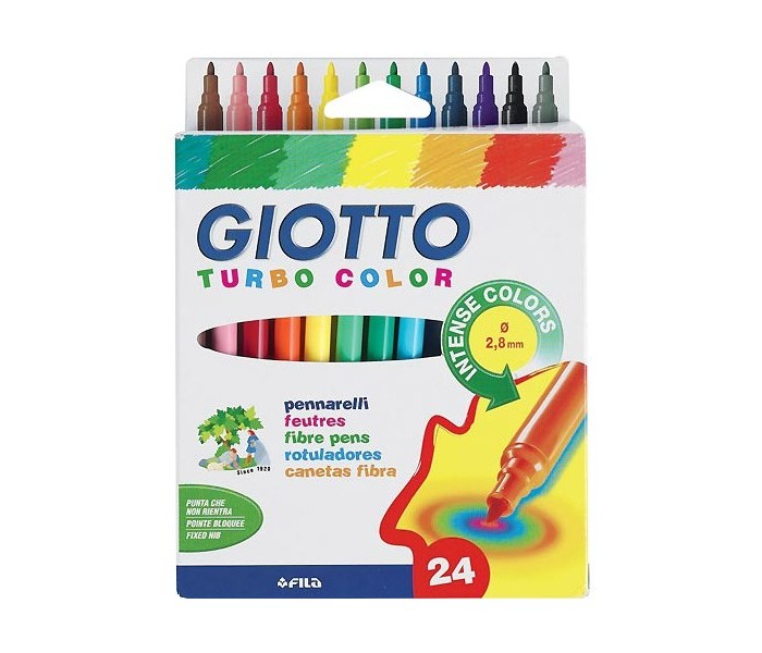 Фломастеры Giotto Turbo Colour 24 цвета 417000 от Акушерство Фломастеры Giotto Turbo Colour 24 цвета 417000 от Акушерство
