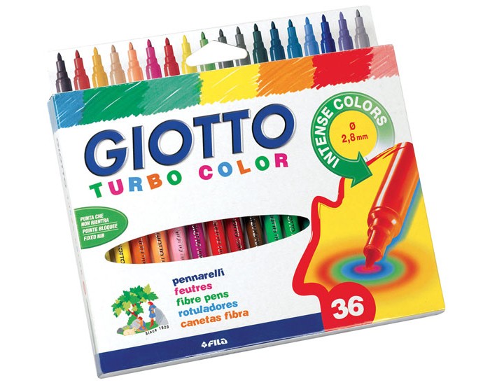 Фломастеры Giotto Turbo Colour 36 цветов 71600 от Акушерство Фломастеры Giotto Turbo Colour 36 цветов 71600 от Акушерство