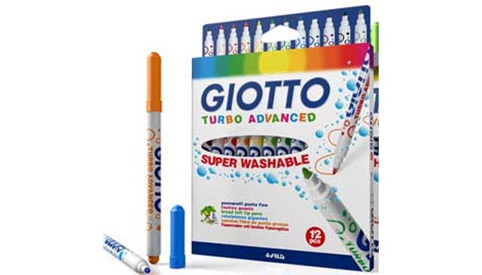 Фломастеры Giotto Turbo Advanced 12 цветов от Акушерство Фломастеры Giotto Turbo Advanced 12 цветов от Акушерство
