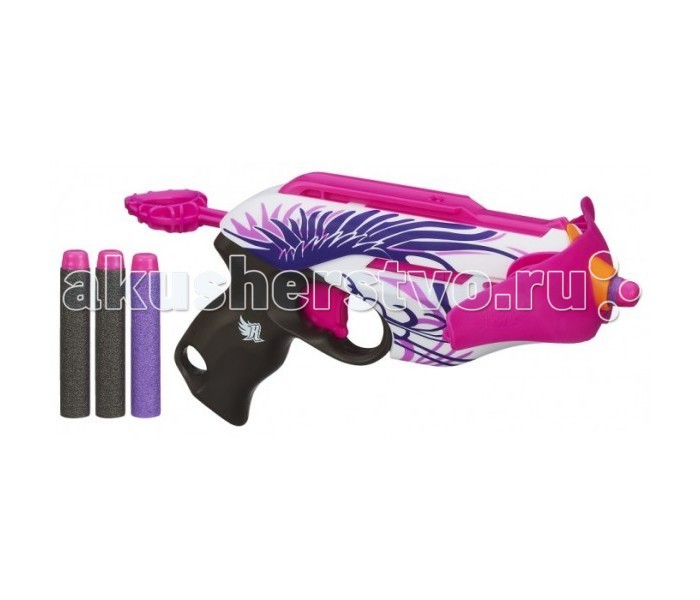 Nerf Hasbro Бластер Розовое сумасшествиеHasbro Бластер Розовое сумасшествие Nerf Hasbro Бластер Розовое сумасшествиеHasbro Бластер Розовое сумасшествиеNerf Hasbro Бластер Розовое сумасшествие. Замечательный бластер Nerf Rebelle для настоящих девочек! Это уникальное оружие представляет из себя гибрид классического бластера и арбалета, обладает преимуществами обоих видов оружия и выглядит просто потрясающе! Как и все бластеры Nerf, розовое сумасшествие стреляет безопасными для игр поролоновыми зарядами с резиновым наконечником. Дальность стрельбы достигает 20 метров. Стрелы окрашены в яркие цвета, позволяющие легко находить заряды даже в высокой траве. В комплекте к бластеру идет 4 универсальных заряда, совместимых со всем оружием серии Nerf Rebelle. Бластер работает без использования батареек. Во время игры следует избегать попадания стрел в область лица человека.<br>