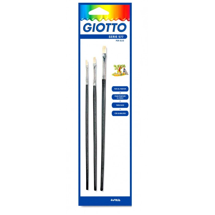 Giotto Brushes Кисти натуральная щетина № 0 ,2, 4Brushes Кисти натуральная щетина № 0 ,2, 4 Giotto Brushes Кисти натуральная щетина № 0 ,2, 4Brushes Кисти натуральная щетина № 0 ,2, 4Giotto Brushes Кисти натуральная щетина № 0, 2, 4. В наборе три кисточки разного размера № 0, 2, 4 для рисования толстых и тонких линий. Высококачественная щетина кисточек подходит для многократного использования.<br>