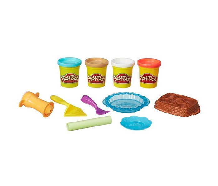 Play-Doh Hasbro Игровой набор Ягодные тарталеткиHasbro Игровой набор Ягодные тарталетки Play-Doh Hasbro Игровой набор Ягодные тарталеткиHasbro Игровой набор Ягодные тарталеткиPlay-Doh Hasbro Игровой набор Ягодные тарталетки. С этим набором можно создать настоящие кулинарные шедевры! Используя формочки и массу для лепки Play-Doh, легко слепить красивые торты, тарталетки с фруктами, пирожные. Пластилин Play-Doh (Плей-До) - это уникальная разноцветная пластичная масса. Состав очень легко разминается в руках и не оставляет жирных следов или отпечатков красителей. Все материалы и аксессуары исполнены очень качественно и играть с ними весело, удобно и безопасно. В комплекте входит 4 баночки с пластилином: белый, оранжевый, песочный и голубой. В наборе вы найдете различные аксессуары - 2 тарелочки, вилка, дозатор, совочек, корзинка с формами для создания сладостей.<br>