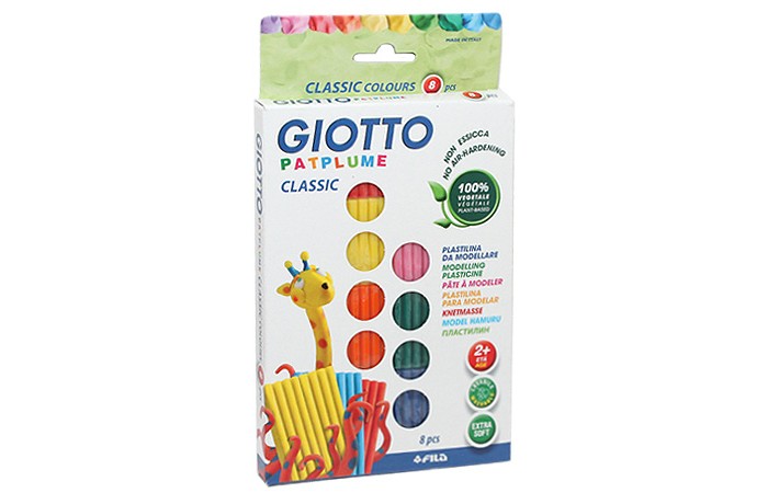 Giotto Patplume пластилин 8 цветов х 33 г от Акушерство Giotto Patplume пластилин 8 цветов х 33 г от Акушерство