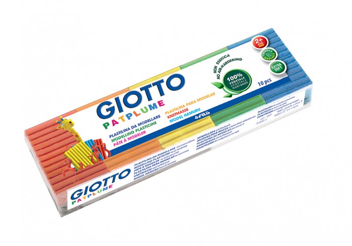 Giotto Patplume пластилин 10 цветов х 50 г от Акушерство Giotto Patplume пластилин 10 цветов х 50 г от Акушерство