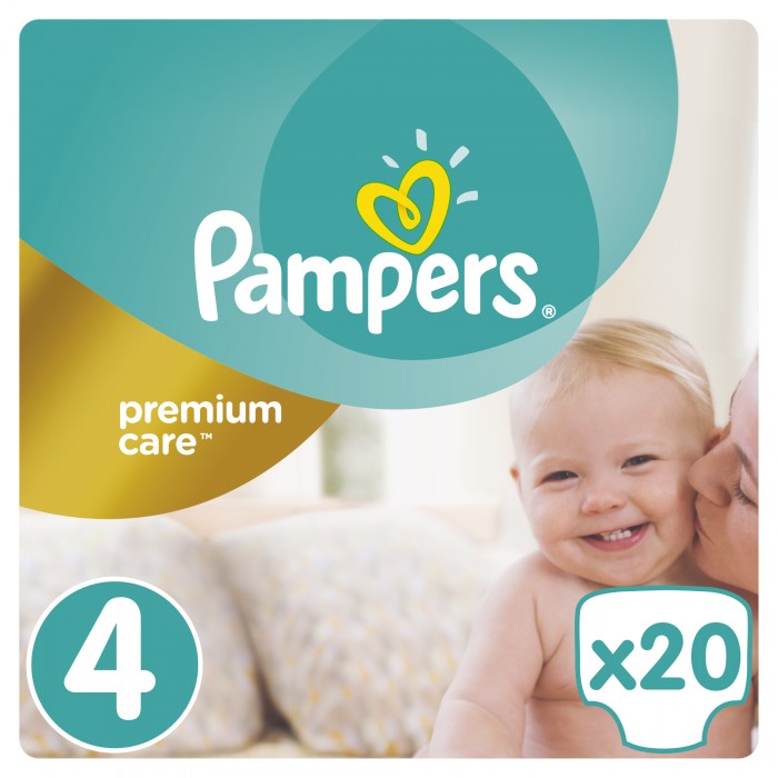 Pampers Подгузники Premium Care р.4 (8-14 кг) 20 шт.Подгузники Premium Care р.4 (8-14 кг) 20 шт. Pampers Подгузники Premium Care р.4 (8-14 кг) 20 шт.Подгузники Premium Care р.4 (8-14 кг) 20 шт.«5 звезд» защиты для идеальной кожи малыша! Pampers® Premium Care «5 звезд» – это лучшие подгузники Pampers, созданные специально для превосходной защиты нежнейшей кожи малышей. Pampers® Premium Care – это лучшие подгузники Pampers, созданные специально для превосходной защиты нежнейшей кожи малышей. Подгузник состоит только из гипоаллергенных материалов, что очень важно для кожи новорожденного. Pampers Premium Care 5 звезд защиты кожи. Подгузники Pampers® Premium Care имеют дышащие микропоры, позволяющие свежему воздуху беспрепятственно проникать к коже малыша, а влаге испаряться. Подгузники Pampers® Premium Care дарят малышу ощущение заботы и защищенности благодаря ряду уникальных свойств: технология DryMax, позволяющая сохранять кожу сухой тонкость и легкость, позволяют ребенку чувствовать комфорт, оставаясь под надежной защитой Pampers® эластичные вставки, которые повторяют движения малыша, предотвращая натирания и покраснения кожи лосьон алое вера (в размерах 1-5), создающий защитный слой. Вес ребенка: 8-14 кг Кол-во в упаковке: 20 шт<br>