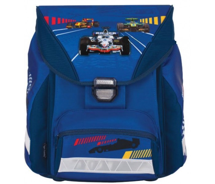 Tiger Enterprise Ранец школьный Favorit Collection Formula 1Ранец школьный Favorit Collection Formula 1 Tiger Enterprise Ранец школьный Favorit Collection Formula 1Ранец школьный Favorit Collection Formula 1Tiger Enterprise Ранец школьный Favorit Collection Formula 1, размер 37х35х23 см, анатом.спинка, для мальчиков, синий. Tiger Enterprise Corporation является мировым лидером по производству детских рюкзаков, пеналов, ранцев и школьных сумок. Каждый год с фабрики в Гонконге отправляется во все страны мира более 2 000 контейнеров с 30 миллионами пеналов и ранцев. Огромный выбор моделей, безупречные эргономичные конструкции из суперлегких, экологичных, прочных и безопасных материалов с применением светоотражающих элементов для безопасности на дороге и вставками в ранцах, корректирующих осанку. Красочные изображения на пеналах, сумках и портфелях от ведущих дизайнеров Гонконга, в том числе 3-D иллюстрации с эффектом объемной картинки украшают коллекции для младших и старших школьников, мальчиков и девочек.Ранец ортопедический Tiger изготовлен из полиэстра с антибактериальным водоотталкивающим, защищающим от ультрафиолета нано-покрытием. Ткань ранца не выгорает от солнечных лучей с течением времени. Ортопедическая спинка,мягкие эргономичными лямками,с удобной резиновой ручкой. Технология изготовления ранца позволяет многократную стирку в машине-автомат, что не влияет на изменение формы и рисунка. В каждом ранце серии использован свой уникальный декор. Для безопасности ребенка на дороге на лямках и передней части рюкзака предусмотрены светоотражающие элементы<br>