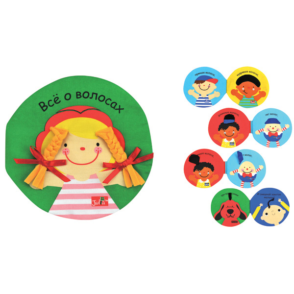 Книжки-игрушки K'S Kids Книжка все о волосах