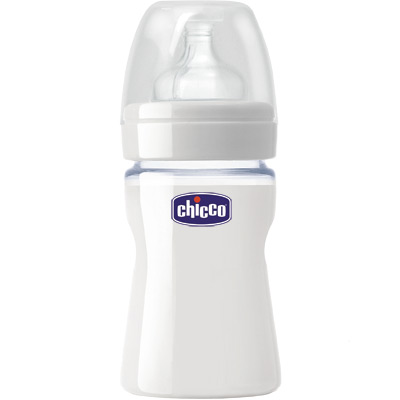 Бутылочка Chicco стекло соска силикон 150 млстекло соска силикон 150 мл Бутылочка Chicco стекло соска силикон 150 млстекло соска силикон 150 млБутылочка изготовлена из высококачественного термостойкого натурального стекла. Не содержит BPA (бисфенол А). Позволяет кормить ребенка, максимально приблизив искусственное вскармливание к естественному. Специальная широкая форма соски и мягкий каучук, из которого она изготовлена, создают оптимальные условия для здорового вскармливания малыша. Противоколиковый клапан физиологической соски позволяет уменьшить вероятность возникновения колик. Объем - 150 мл Соска - силикон<br>