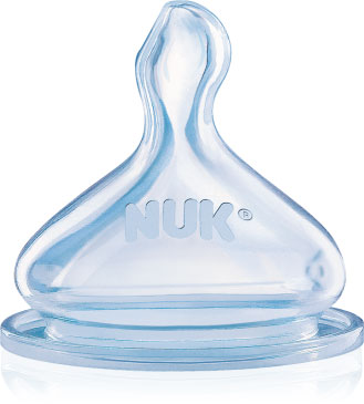 Соски Nuk силиконовая First Choice с воздушным клапаном, размер 1 (L) для густой пищи