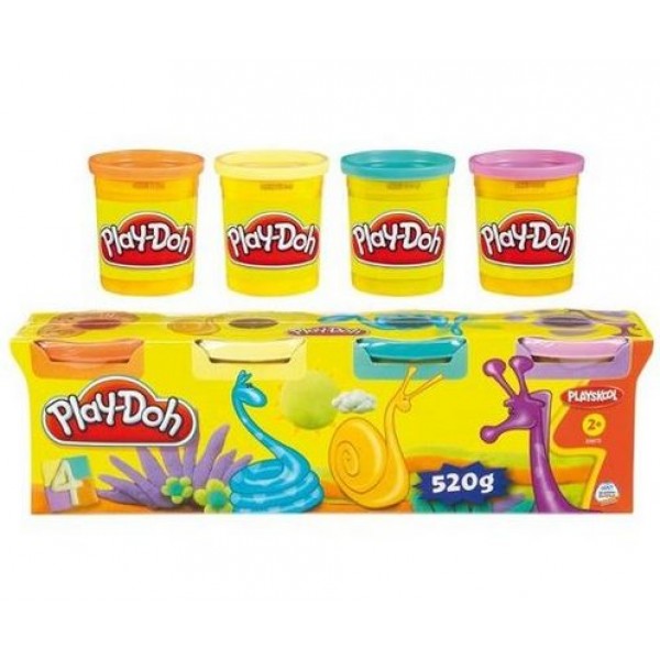 Пластилин Play-Doh Hasbro Набор пластилина №3 4 баночки