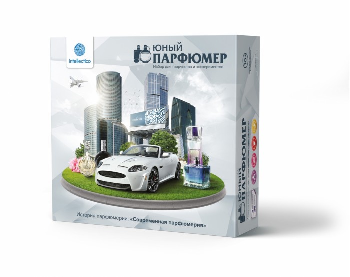 Intellectico Набор Юный парфюмер Современная ПарфюмерияНабор Юный парфюмер Современная Парфюмерия Intellectico Набор Юный парфюмер Современная ПарфюмерияНабор Юный парфюмер Современная ПарфюмерияIntellectico Юный парфюмер Современная Парфюмерия 715 Этот набор научит ребенка получать духи в процессе экспериментов – именно так сегодня создаются лучшие ароматы. В комплект входят натуральные эфирные масла и заменитель спирта, который позволит сделать стойкие духи. В наборе также есть подарочный флакон-роллер, флакон с микро спреем и воск для получения твердых духов. С помощью этих ингредиентов ребенок на протяжении нескольких недель сможет создать несколько десятков собственных ароматов. Подробная красочная инструкция поможет сделать все правильно и откроет тонкости парфюмерного дела. В набор входит: Эфирное масло лимона Эфирное масло гвоздики Эфирное масло апельсина Эфирное масло пачули Воск Розовое масло Полисорбат (заменитель спирта) Пробирки Пипетки Пастера Флакон для твердых духов Флакон с микроспреем Блоттеры Инструкция<br>