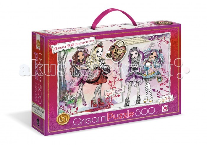 Origami Ever After High Пазл 00678 (500 элементов)Ever After High Пазл 00678 (500 элементов) Origami Ever After High Пазл 00678 (500 элементов)Ever After High Пазл 00678 (500 элементов)Origami Ever After High Пазл 00678 (500 элементов). Пазл Ever After High на 500 деталей. Собирая пазл, ребёнок в ненавязчивой игровой форме может развивать моторику рук и образное мышление. Героини из школы Ever After High расскажут о своих приключениях. Составление пазла станет развивающим досугом для малыша и подарит хорошее настроение. Размер пазла 33 х 47 см<br>