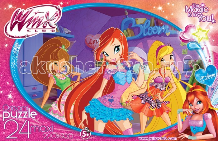 Origami Винкс New Пазл My Fairy Diary-БлумВинкс New Пазл My Fairy Diary-Блум Origami Винкс New Пазл My Fairy Diary-БлумВинкс New Пазл My Fairy Diary-БлумOrigami Винкс New Пазл My Fairy Diary-Блум (24 элемента). Мини-Пазл Винкс на 24 детали. Яркие, стильные феи на поле пазла поведают о своих приключениях. Составление пазла станет увлекательным и развивающим досугом для малыша и подарит хорошее настроение. Можно взять с собой в дорогу или подарить другу. Размер пазла 13 х 18 см<br>