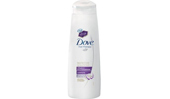 Dove Шампунь Объем и Восстановление Repair Therapy 250 млШампунь Объем и Восстановление Repair Therapy 250 мл Dove Шампунь Объем и Восстановление Repair Therapy 250 млШампунь Объем и Восстановление Repair Therapy 250 млШампунь Объем и Восстановление Repair Therapy. Шампунь Dove «Объем и Восстановление», благодаря технологии Fibre Actives, проникают глубоко в структуру волос, укрепляя ее от корней до кончиков для густоты и дополнительного объема волос. Кроме того, средства Dove «Объем и Восстановление» защищает волосы от повреждений при горячей укладке. Результат: волосы защищены и готовы к укладке.<br>