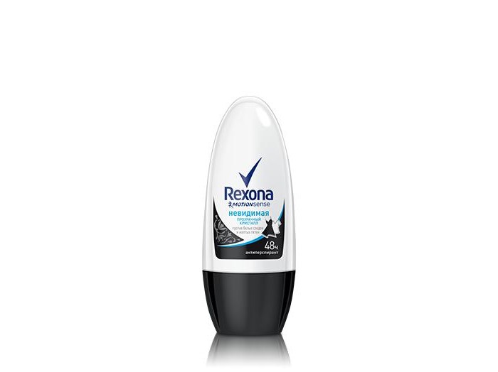 Rexona Невидимая Прозрачный кристалл дезодорант шариковый roll 50 мл