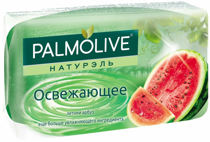 Palmolive Кусковое мыло Освежающее (Летний Арбуз) 90 гКусковое мыло Освежающее (Летний Арбуз) 90 г Palmolive Кусковое мыло Освежающее (Летний Арбуз) 90 гКусковое мыло Освежающее (Летний Арбуз) 90 гКусковое мыло Освежающее (Летний Арбуз) 90 г. Туалетное мыло Palmolive Натурэль Освежающее содержит увлажняющие компоненты и придает мягкость Вашей коже.<br>