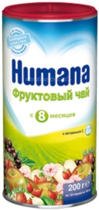 Чай Humana Детский фруктовый чай с 8 мес 200 г