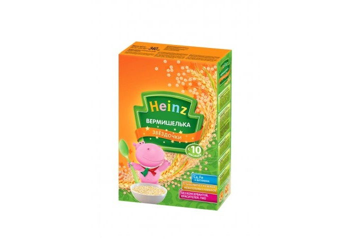 Макароны Heinz Вермишелька Звездочки с 10 мес. 340 г