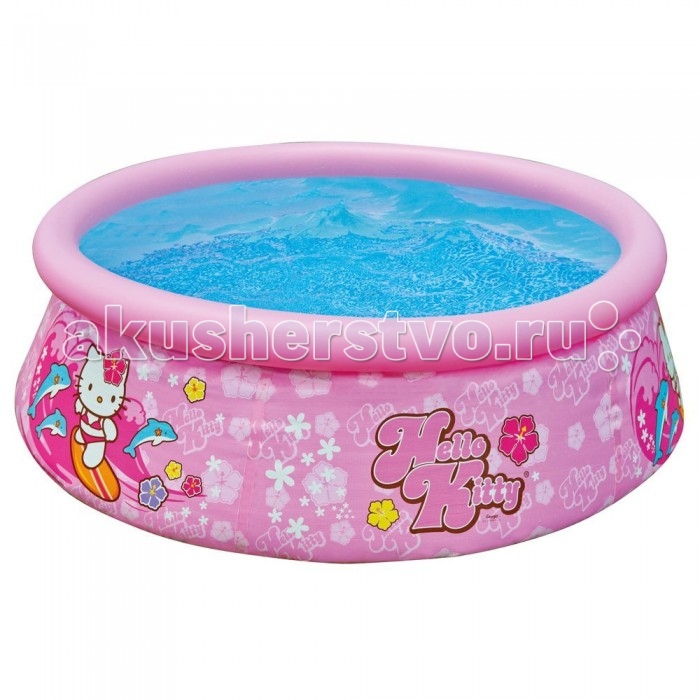 Бассейн Intex Easy Set Hello Kitty 183х51 смEasy Set Hello Kitty 183х51 см Бассейн Intex Easy Set Hello Kitty 183х51 смEasy Set Hello Kitty 183х51 смНадувной бассейн Intex Easy Set обладает двумя важными качествами: простотой конструкции и лёгким весом. В верхней части предусмотрено надувное кольцо, которое по мере наполнения бассейна водой, поднимает и расправляет стенки, обеспечивая необходимую устойчивость. Всего 10 минут потребуется на установку конструкции. Технология Super-Touch (сочетание винила и полиэстра), используемая в производстве, наделяет материал тройной прочностью, стойкостью к ударам, воздействию солнечного света, растягиваниям и стираниям. Надувные бассейны, за счет отсутствия металлического каркаса, удобны в хранении и в сложенном виде не займут много места. Модель оснащена клапаном для удобства слива воды и разъемами для подключения фильтрующих и хлорирующих устройств. В комплекте также идет ремкомплект. С его помощью вы сможете устранить самостоятельно какие-либо механические повреждения на изделии, приобретенные в ходе его использования. Размер: 183х51 см. Вместимость бассейна: 886 л. Вес: 2.9 кг.<br>